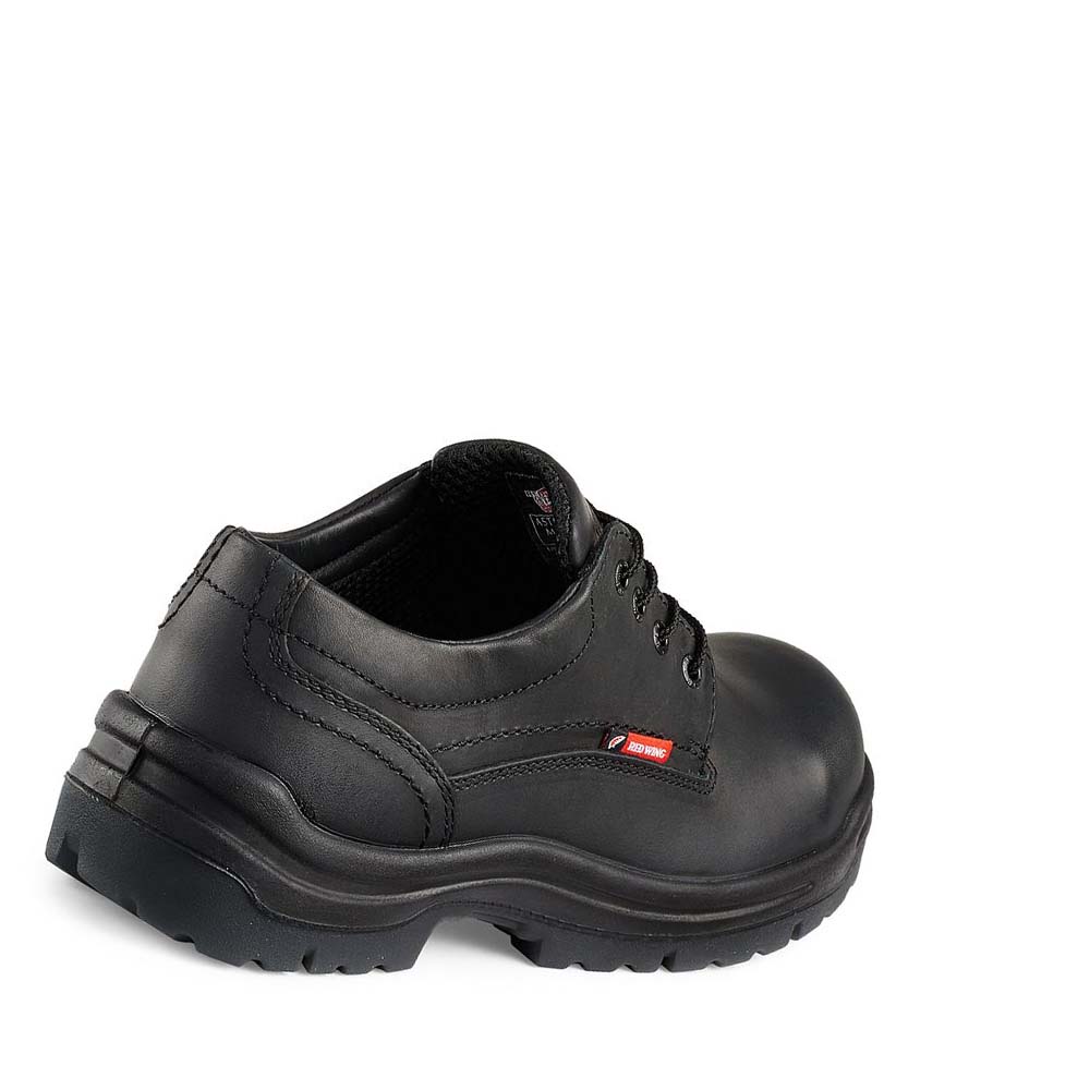 Red Wing King Tå® Sikkerheds Tå Oxford Sko Herre Sort | DK189YXF