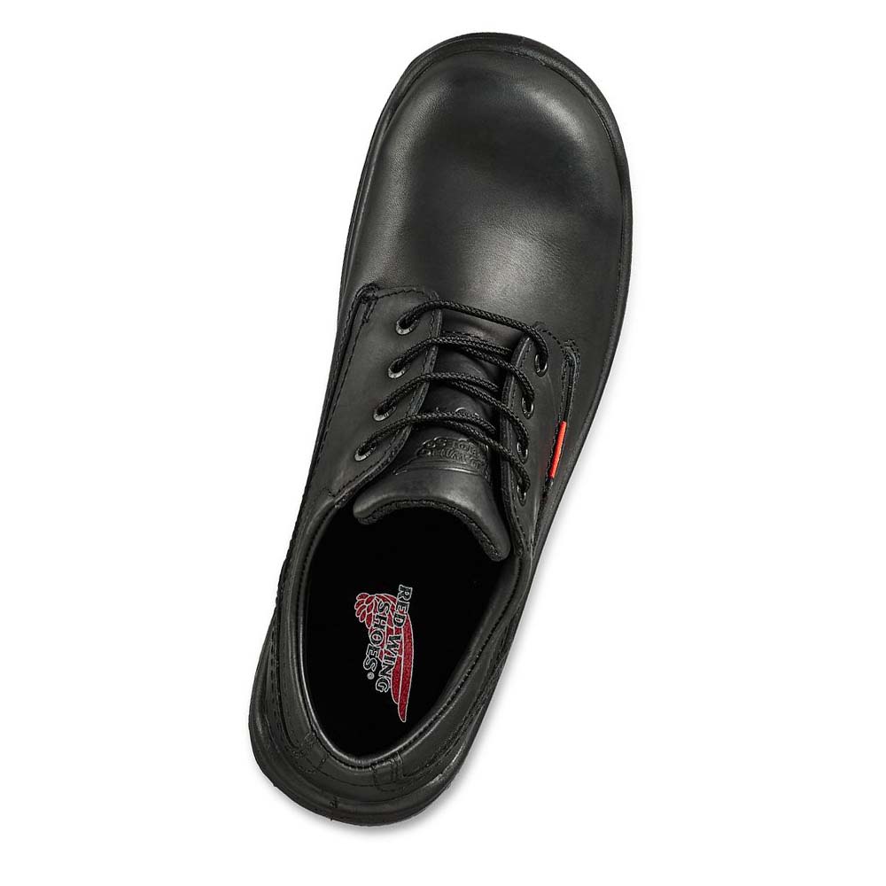 Red Wing King Tå® Sikkerheds Tå Oxford Sko Herre Sort | DK189YXF