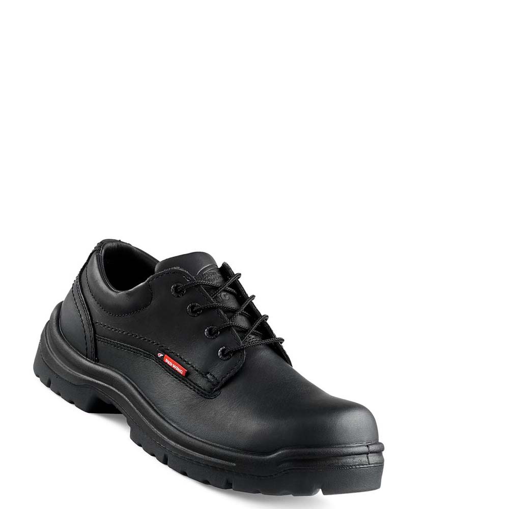 Red Wing King Tå® Soft Tå Oxford Sko Herre Sort | DK186OKI
