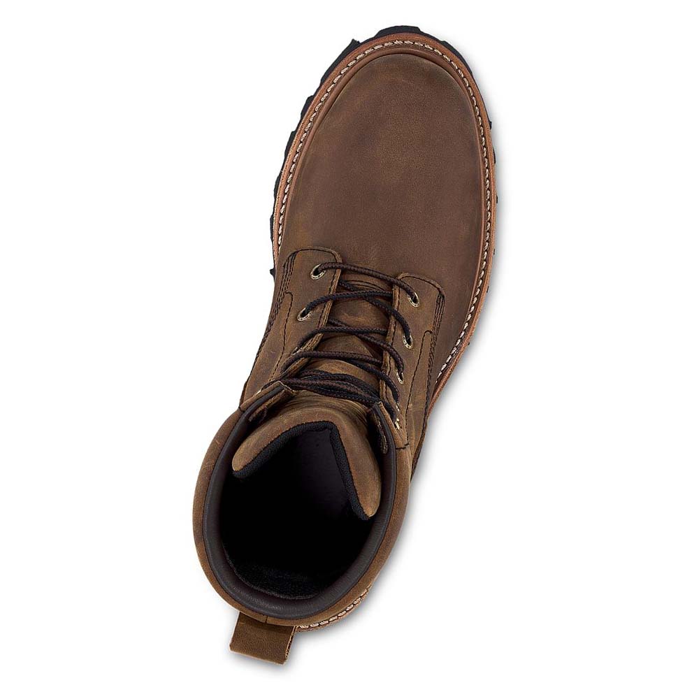 Red Wing LoggerMax 9-inch Vandtætte, CSA Tå Logger Sikkerhedsstøvler Herre Brune | DK303CTV