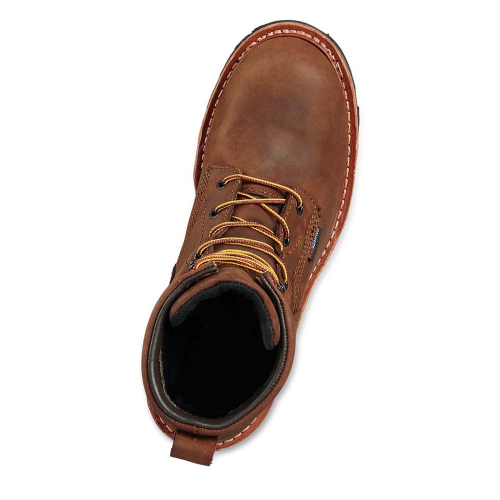 Red Wing LoggerMax 9-inch Vandtætte Soft Tå Arbejdsstøvler Herre Brune | DK91MQZ