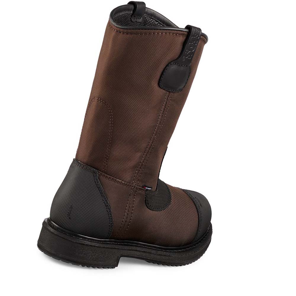 Red Wing MaxBond 12-inch Sikkerheds Tå Pull-On Vandtætte Støvler Herre Kaffe | DK424TCE