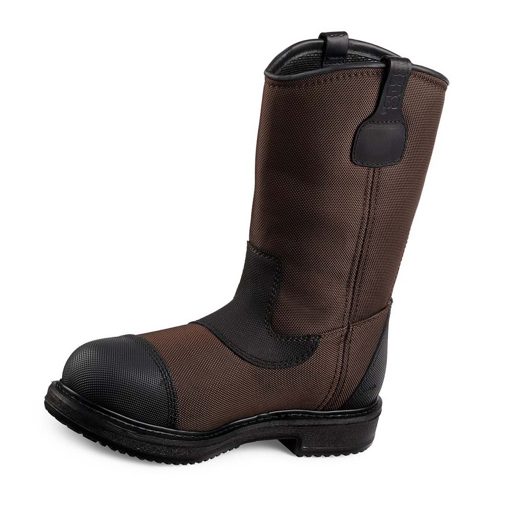 Red Wing MaxBond 12-inch Sikkerheds Tå Pull-On Vandtætte Støvler Herre Kaffe | DK424TCE