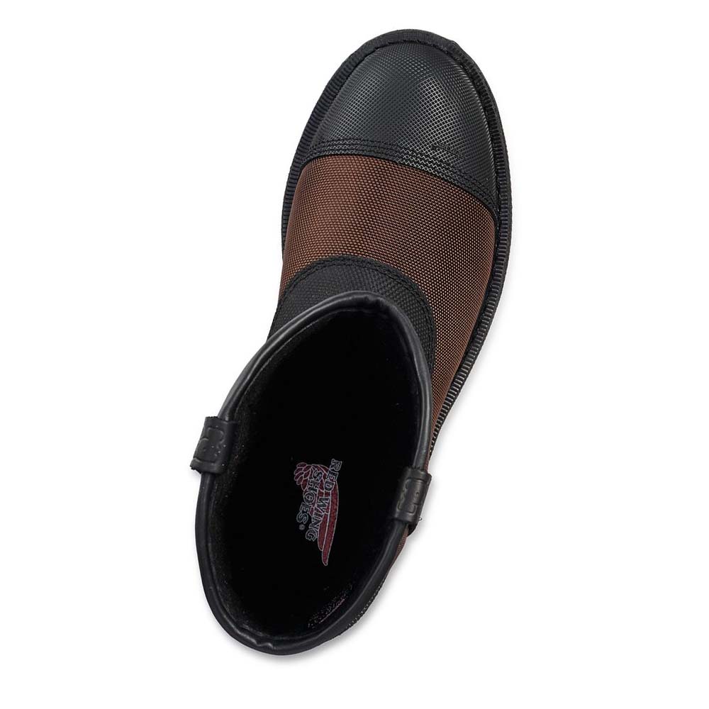 Red Wing MaxBond 12-inch Sikkerheds Tå Pull-On Vandtætte Støvler Herre Kaffe | DK424TCE