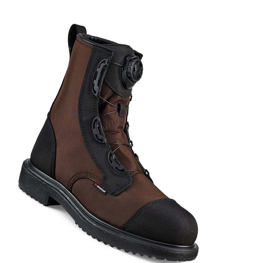 Red Wing MaxBond 8-inch BOA® Sikkerhedsstøvler Herre Brune | DK336GSO