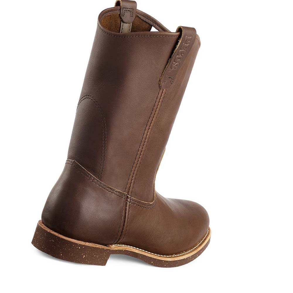 Red Wing NailSeat 11-inch Soft Tå Pull On Støvler Herre Kaffe | DK23HAP