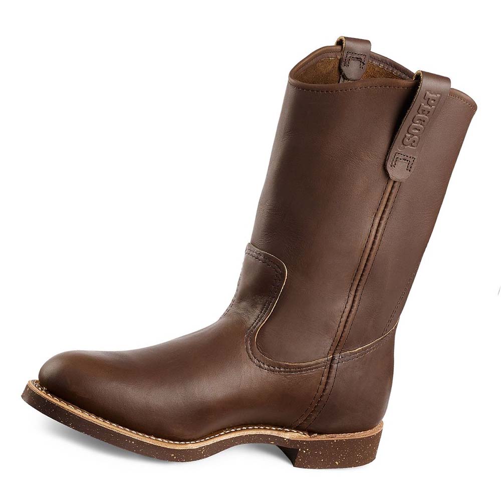 Red Wing NailSeat 11-inch Soft Tå Pull On Støvler Herre Kaffe | DK23HAP