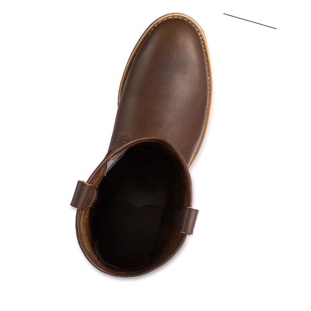 Red Wing NailSeat 11-inch Soft Tå Pull On Støvler Herre Kaffe | DK23HAP
