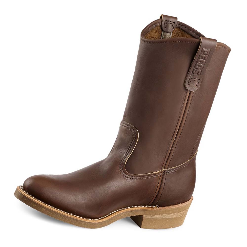 Red Wing NailSeat 11-inch Soft Tå Pull-On Arbejdsstøvler Herre Brune | DK98LIS