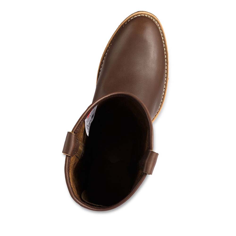 Red Wing NailSeat 11-inch Soft Tå Pull-On Arbejdsstøvler Herre Brune | DK98LIS