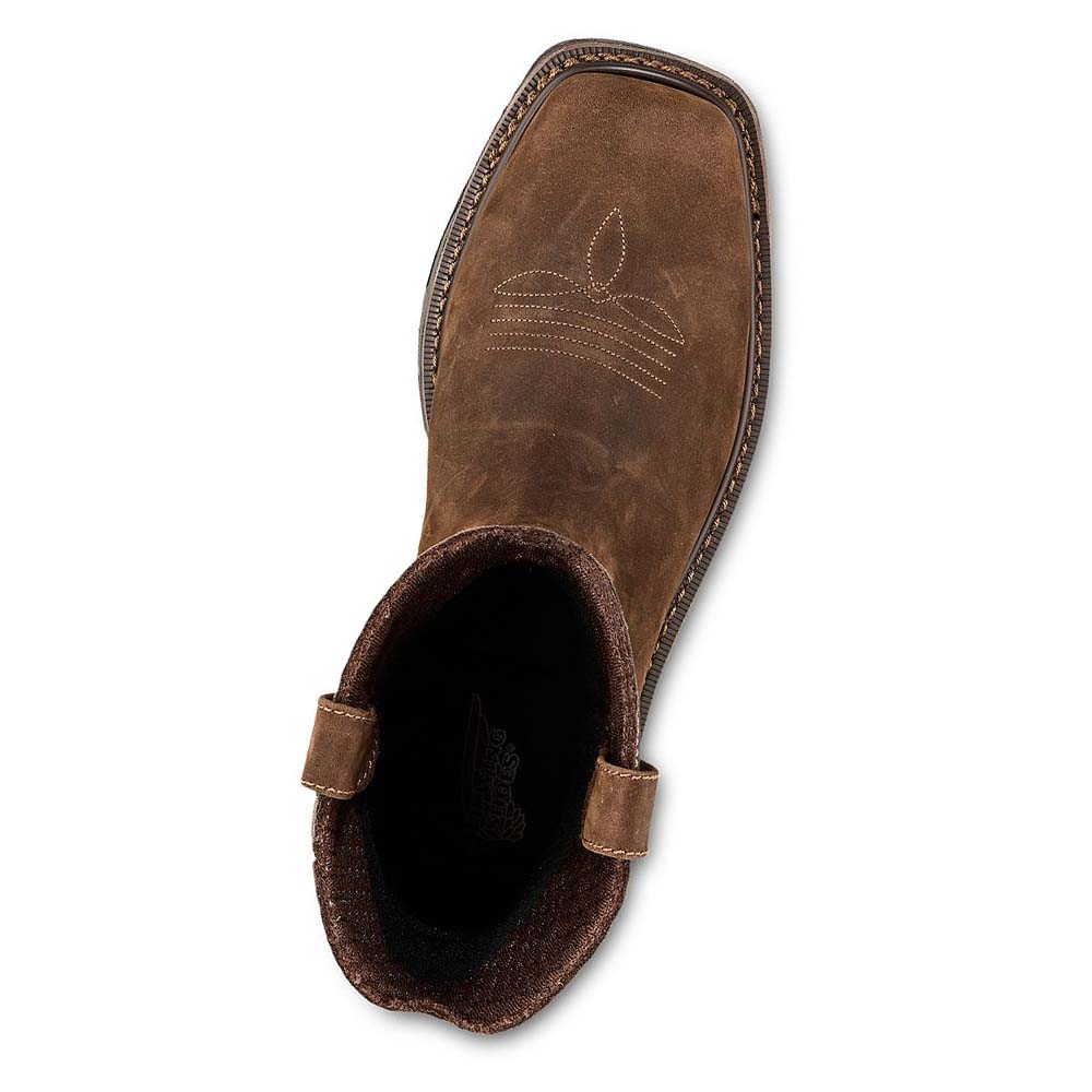 Red Wing Rio Flex 11-inch Vandtætte, Sikkerheds Tå Pull-On Vandtætte Støvler Herre Brune | DK52DFM