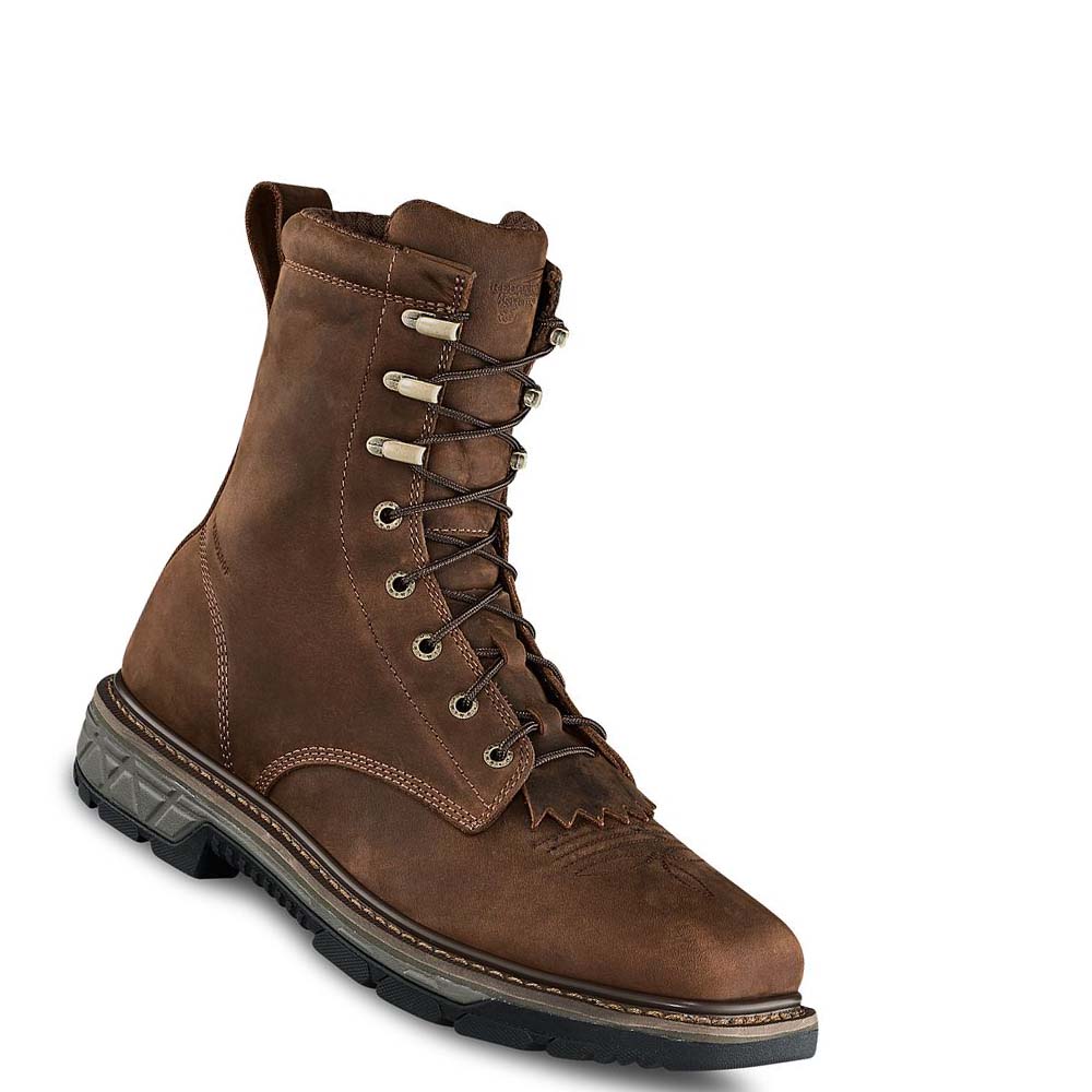 Red Wing Rio Flex 8-inch Vandtætte, Sikkerheds Tå Vandtætte Støvler Herre Brune | DK50GSO