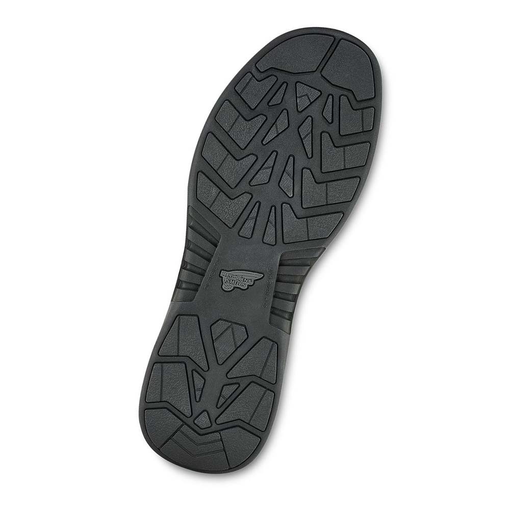 Red Wing Sikkerheds Tå Slip On Sko Herre Sort | DK182DFM