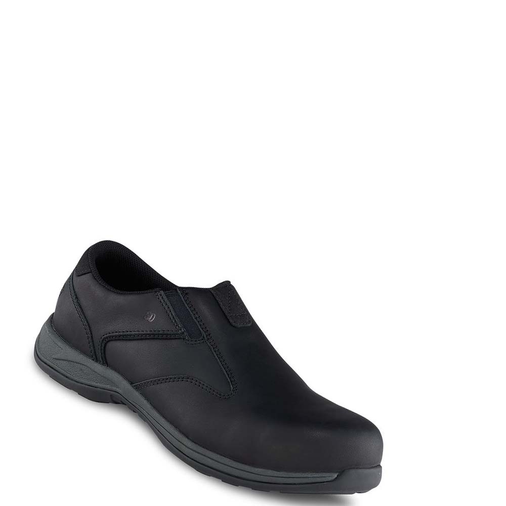 Red Wing Sikkerheds Tå Slip On Sko Herre Sort | DK182DFM