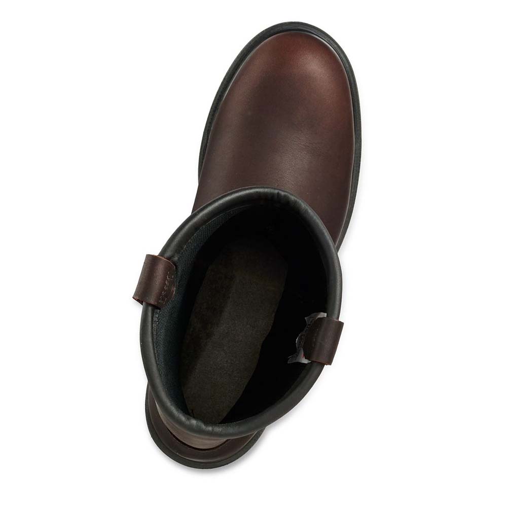 Red Wing SuperSole® 11-inch Sikkerheds Tå Pull-On Vandtætte Støvler Herre Bordeaux | DK383ZUT