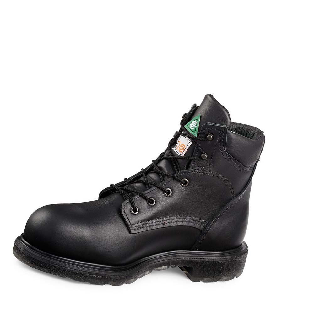 Red Wing SuperSole® 2.0 6-inch CSA Sikkerhedsstøvler Herre Sort | DK288AHK