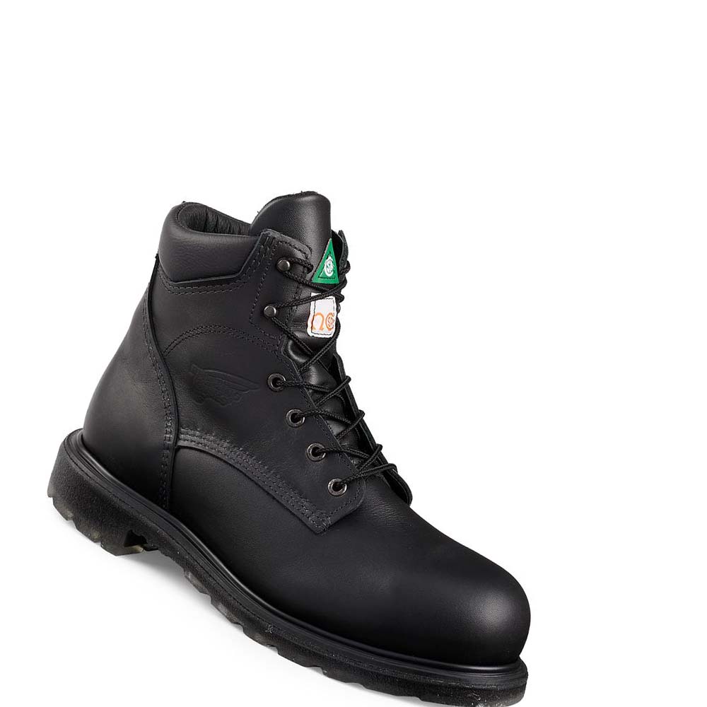 Red Wing SuperSole® 2.0 6-inch CSA Sikkerhedsstøvler Herre Sort | DK288AHK