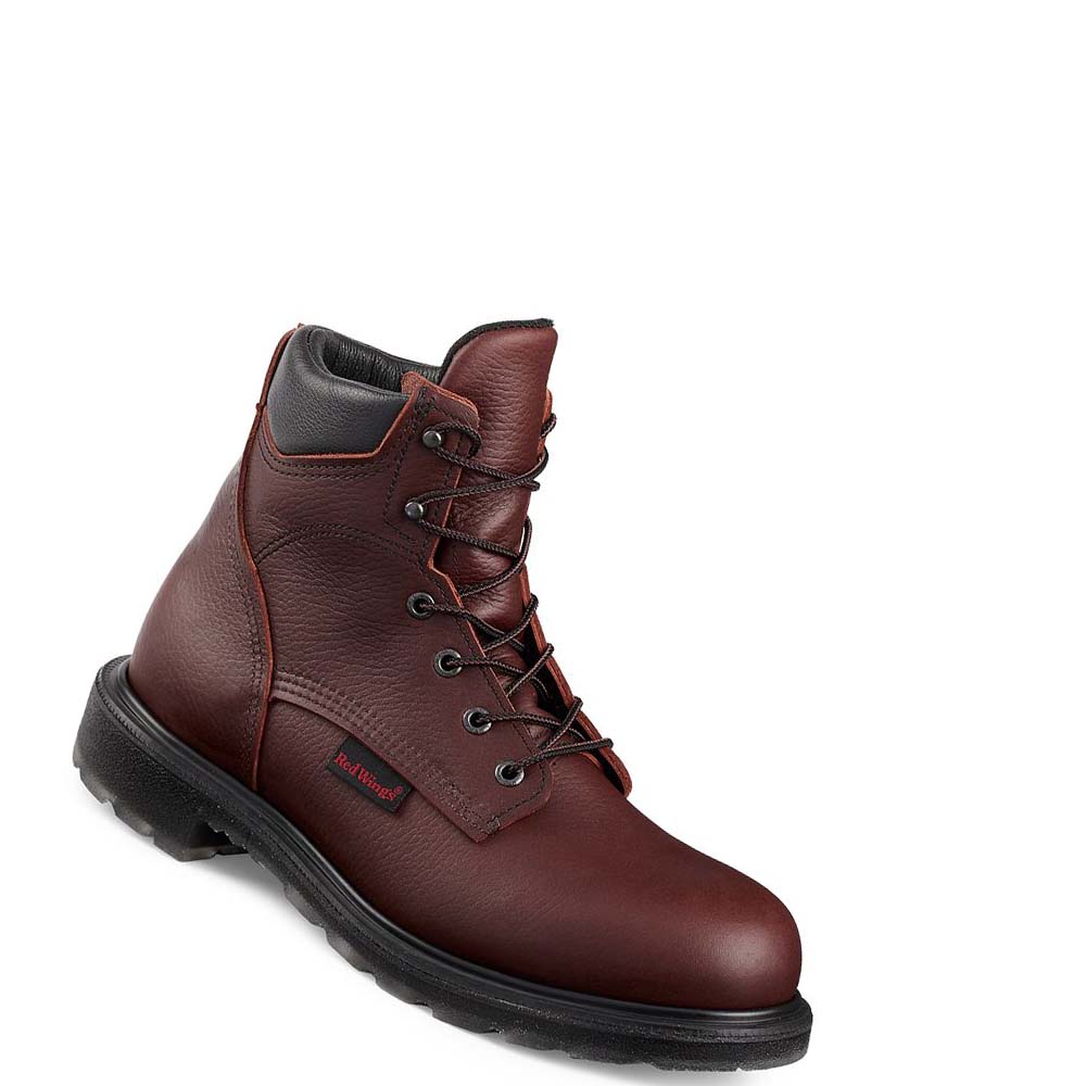 Red Wing SuperSole® 2.0 6-inch Sikkerhedsstøvler Herre Bordeaux | DK285FDN