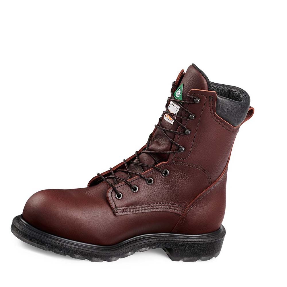 Red Wing SuperSole® 2.0 8-inch CSA Sikkerhedsstøvler Herre Bordeaux | DK284GSO