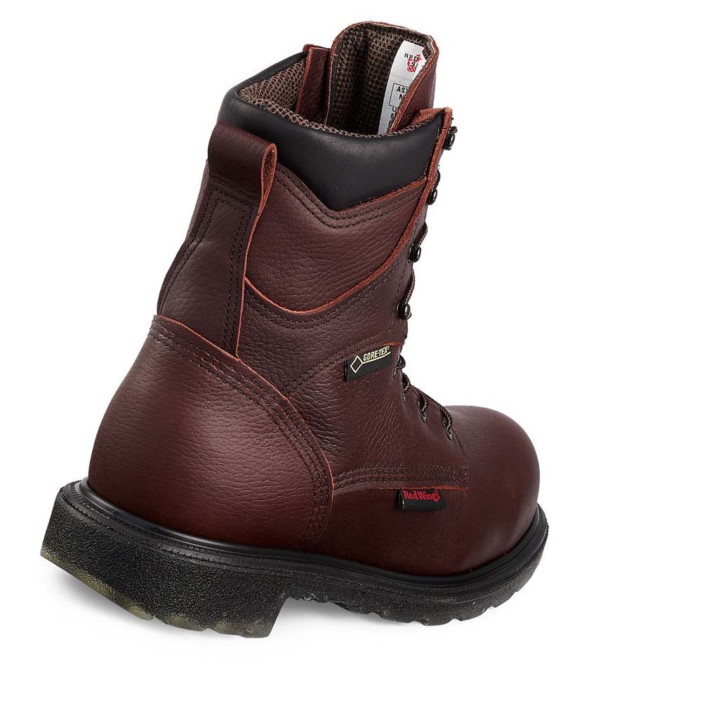 Red Wing SuperSole® 2.0 8-inch Insulated, CSA Sikkerheds Tå Vandtætte Støvler Herre Bordeaux | DK364DFM
