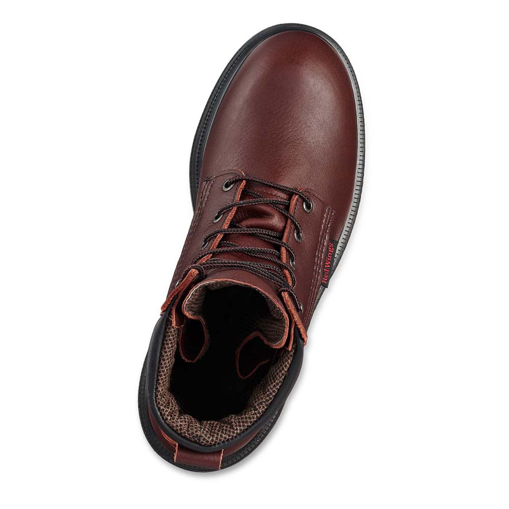 Red Wing SuperSole® 2.0 8-inch Insulated, Vandtætte Soft Tå Arbejdsstøvler Herre Bordeaux | DK6UZG