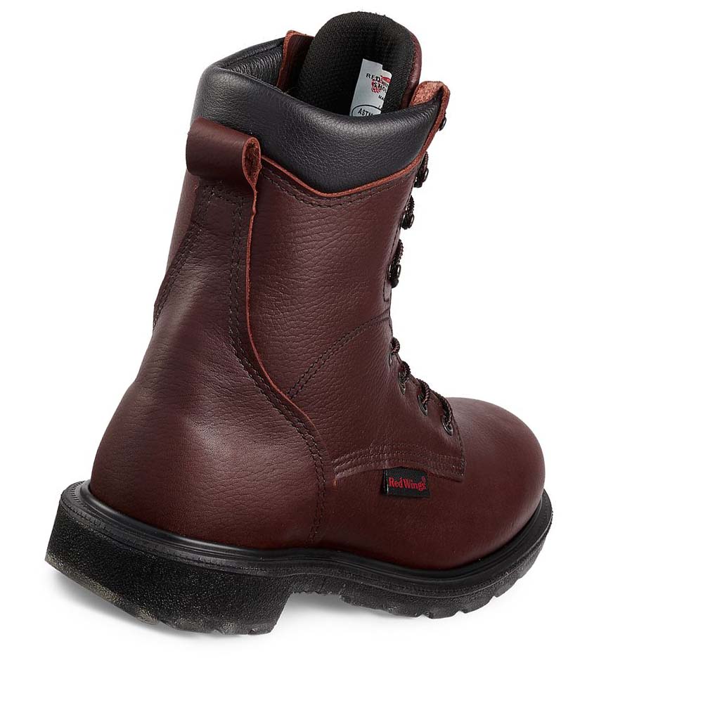 Red Wing SuperSole® 2.0 8-inch Sikkerhedsstøvler Herre Bordeaux | DK283HAP