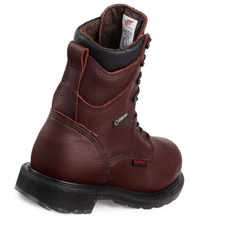 Red Wing SuperSole® 2.0 8-inch Vandtætte CSA Sikkerhedsstøvler Herre Bordeaux | DK28AHK