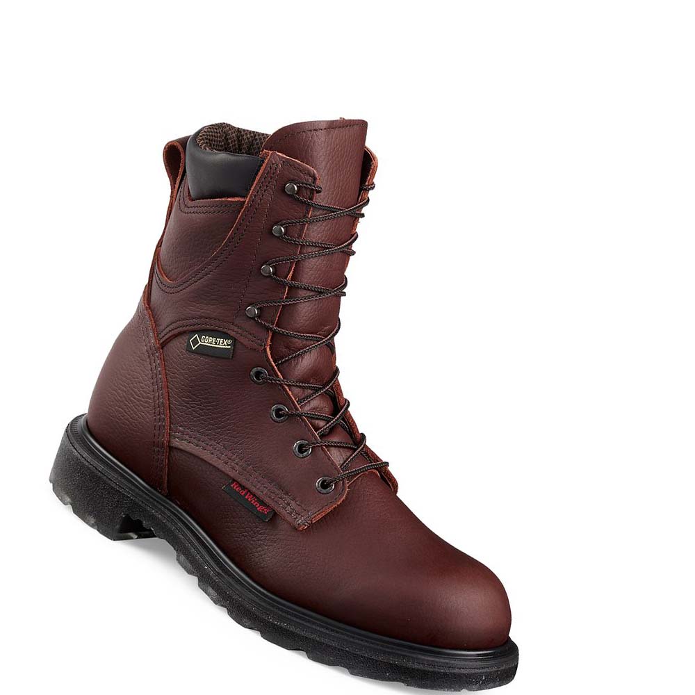 Red Wing SuperSole® 2.0 8-inch Vandtætte Soft Tå Arbejdsstøvler Herre Kaffe | DK67BEX