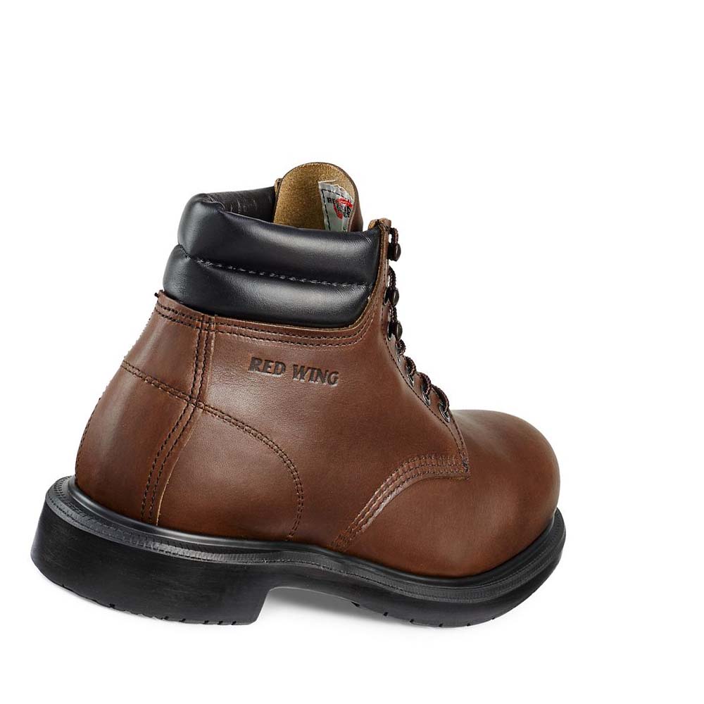 Red Wing SuperSole® 6-inch Sikkerhedsstøvler Herre Kaffe | DK301BEX