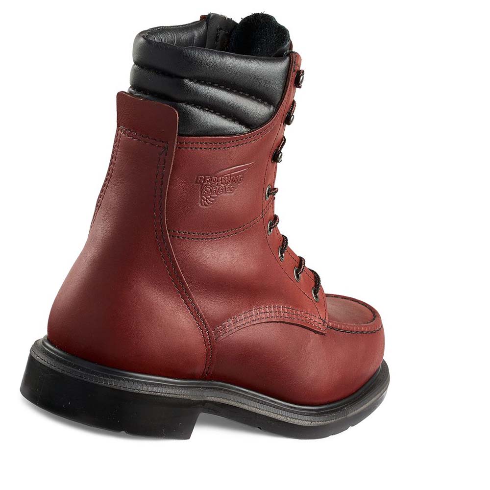 Red Wing SuperSole® 8-inch CSA Soft Tå Arbejdsstøvler Herre Bordeaux | DK84UZG