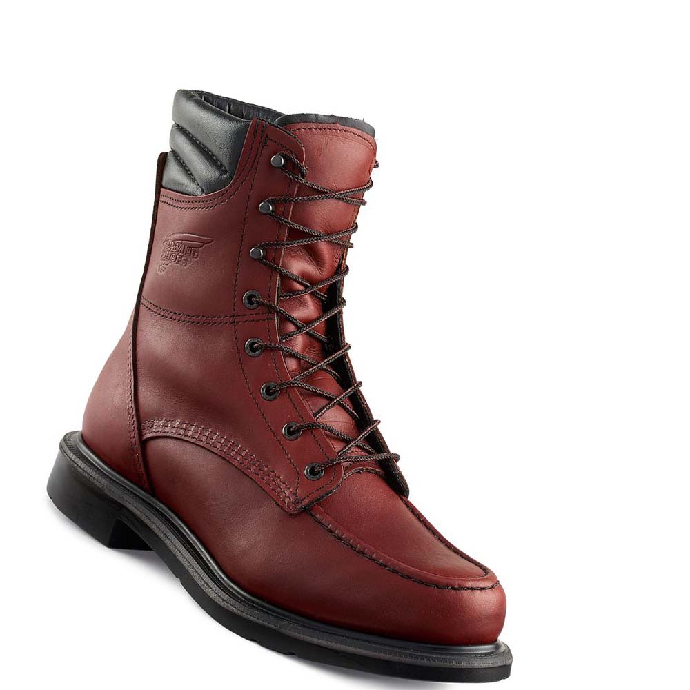 Red Wing SuperSole® 8-inch CSA Soft Tå Arbejdsstøvler Herre Bordeaux | DK84UZG