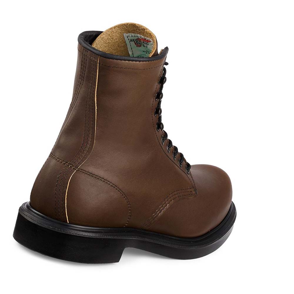 Red Wing SuperSole® 8-inch Soft Tå Arbejdsstøvler Herre Taupe | DK81PJJ