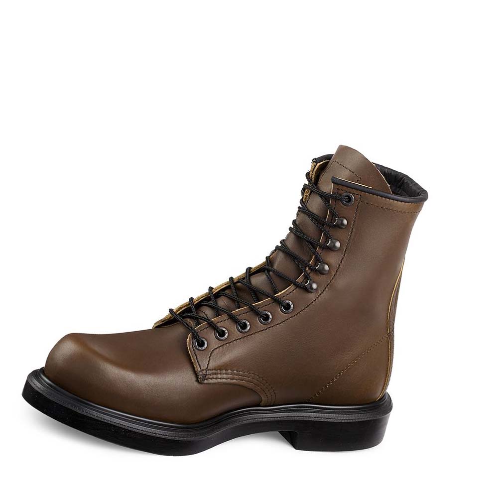 Red Wing SuperSole® 8-inch Soft Tå Arbejdsstøvler Herre Taupe | DK81PJJ