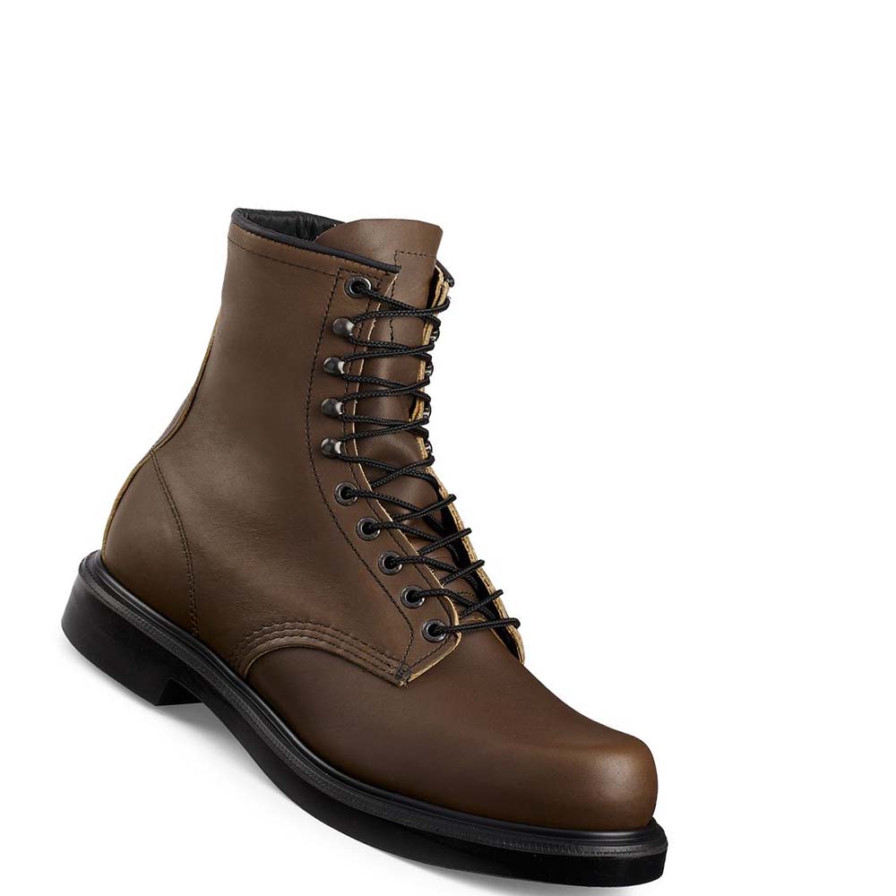 Red Wing SuperSole® 8-inch Soft Tå Arbejdsstøvler Herre Taupe | DK81PJJ