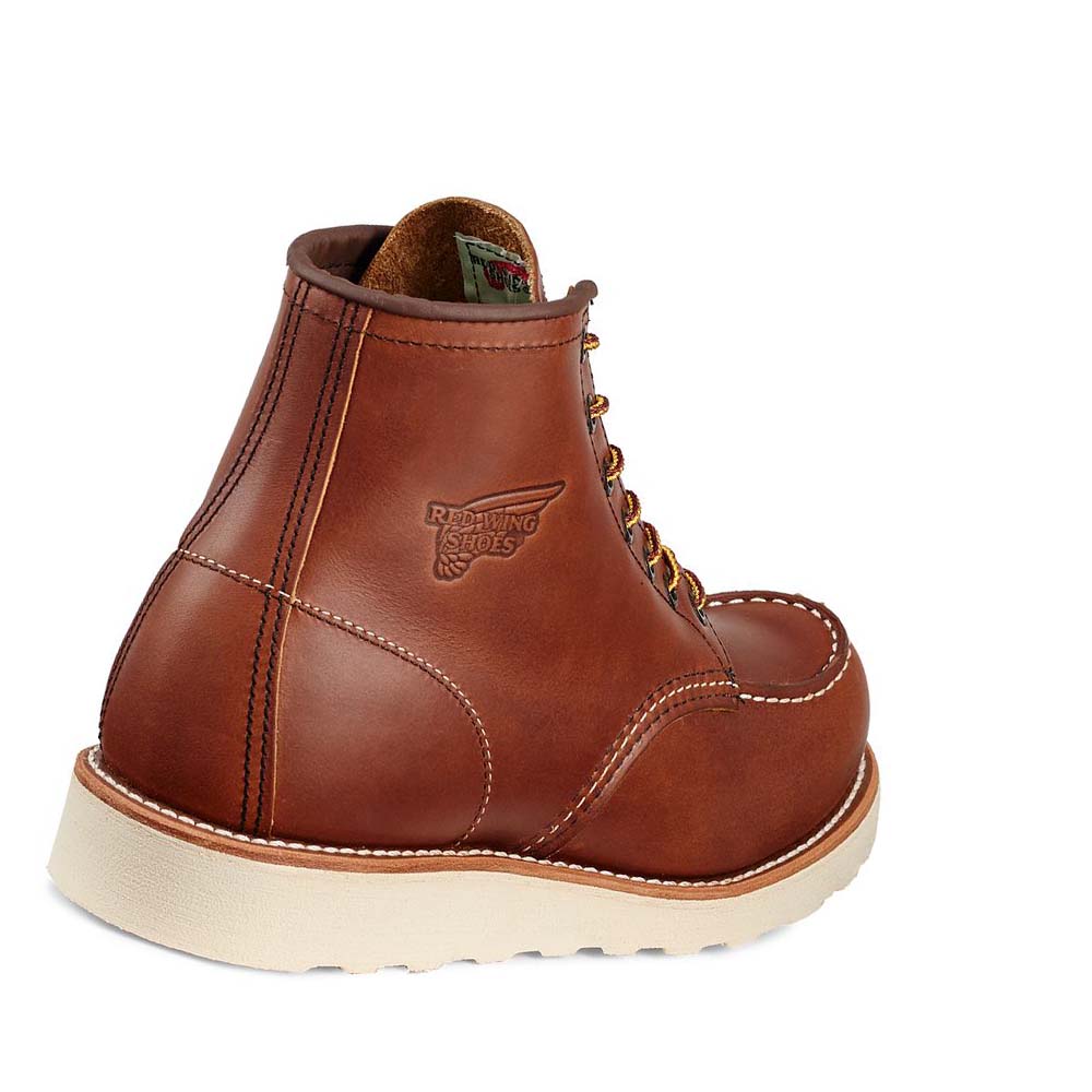 Red Wing Traction Tred 6-inch Soft Tå Arbejdsstøvler Herre Brune | DK79SGL