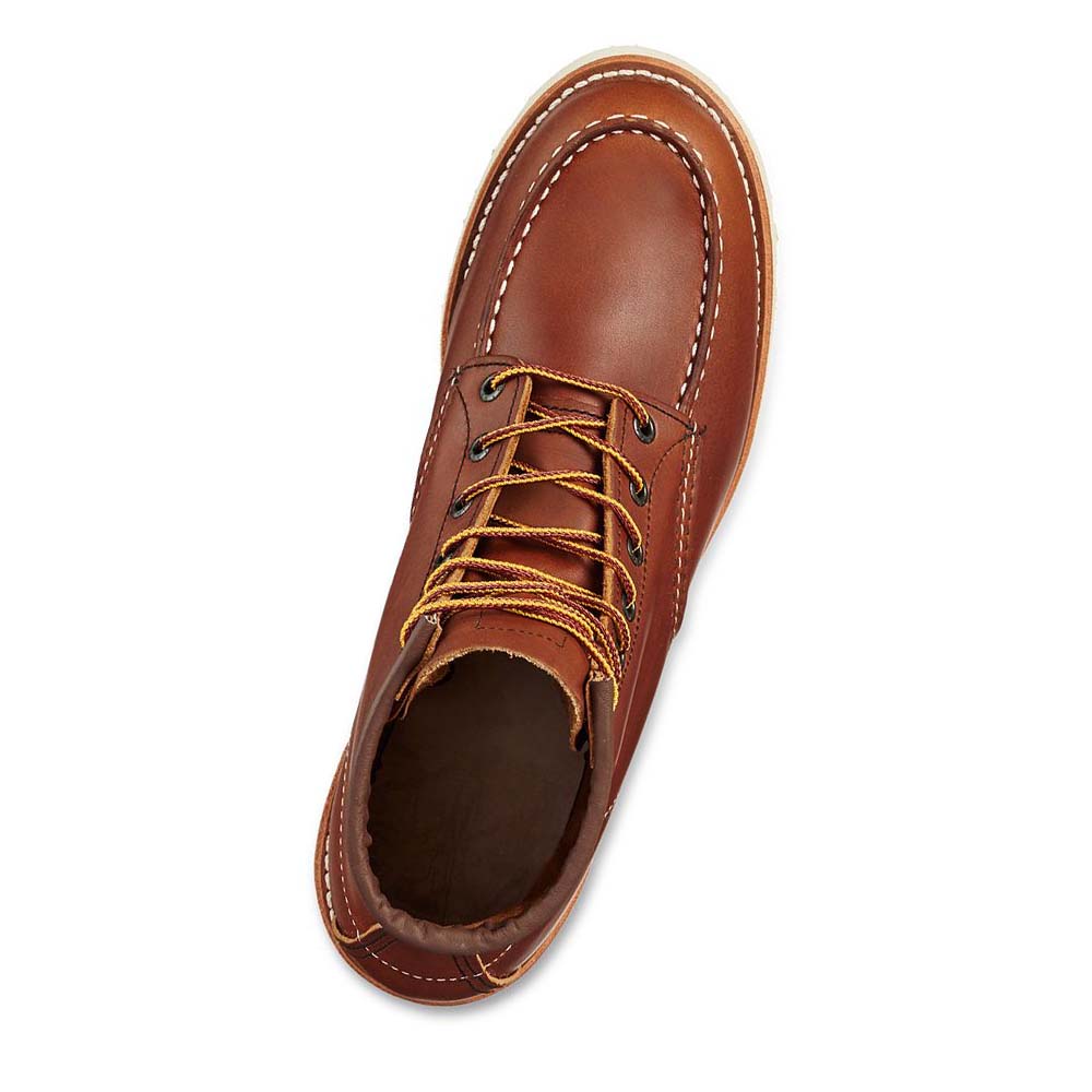 Red Wing Traction Tred 6-inch Soft Tå Arbejdsstøvler Herre Brune | DK79SGL