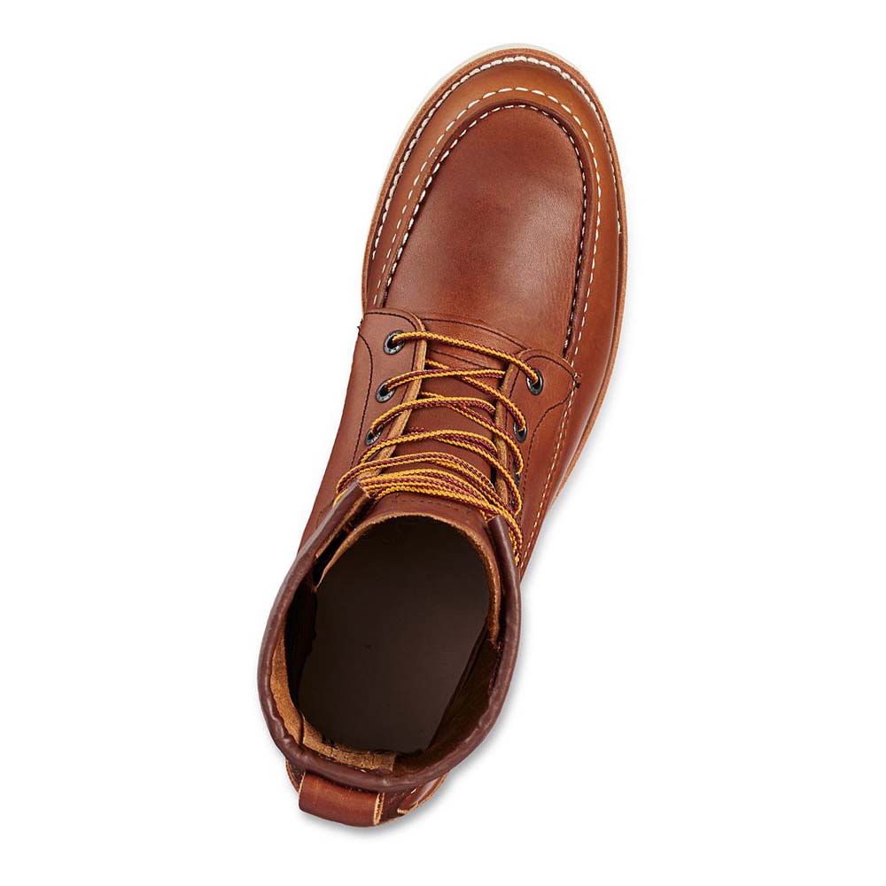 Red Wing Traction Tred 8-inch Soft Tå Arbejdsstøvler Herre Kaffe | DK80AHK