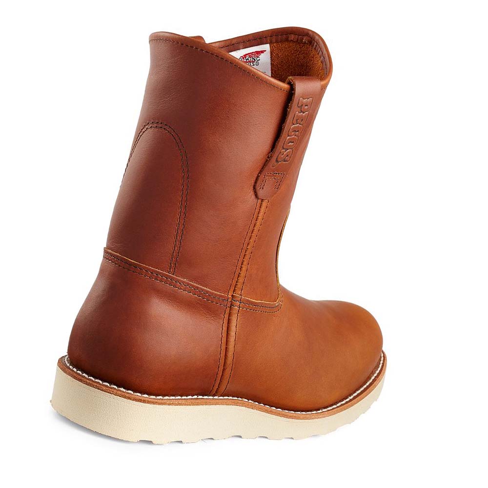 Red Wing Traction Tred 9-inch Soft Tå Pull-On Arbejdsstøvler Herre Brune | DK7YXF