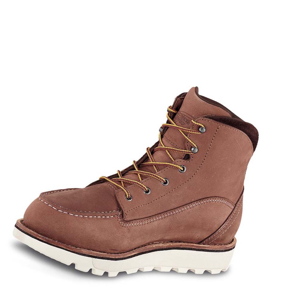 Red Wing Traction Tred Lite 6-inch Vandtætte Soft Tå Arbejdsstøvler Dame Brune | DK173CTV