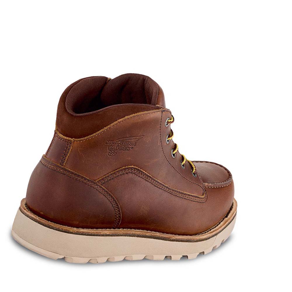 Red Wing Traction Tred Lite Soft Tå Chukka Støvler Herre Bordeaux | DK249BEX