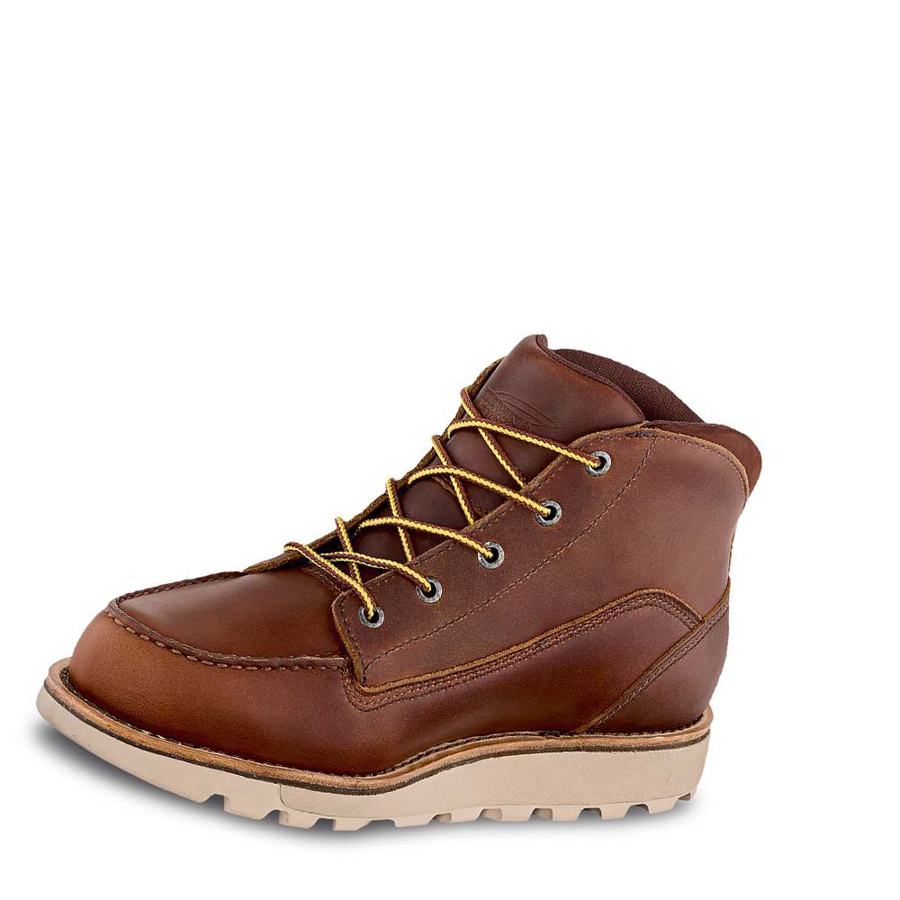 Red Wing Traction Tred Lite Soft Tå Chukka Støvler Herre Bordeaux | DK249BEX