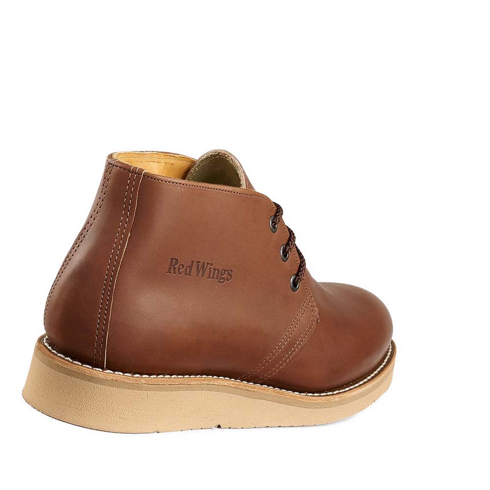 Red Wing Traction Tred Soft Tå Chukka Støvler Herre Brune | DK24GSO