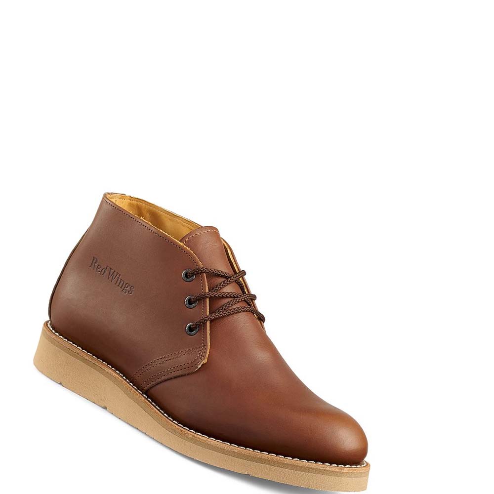 Red Wing Traction Tred Soft Tå Chukka Støvler Herre Brune | DK24GSO