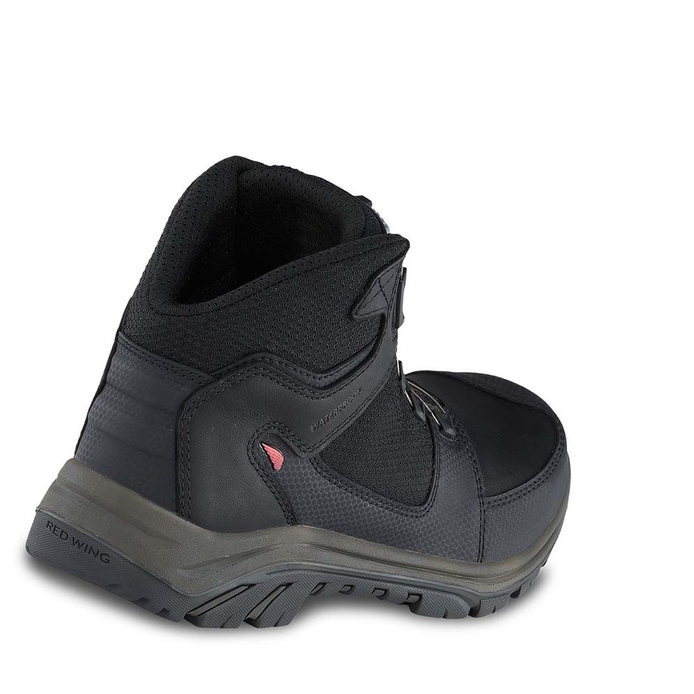 Red Wing Tradesman 5-inch CSA Sikkerheds Tå Vandrestøvler Herre Sort | DK26DFM