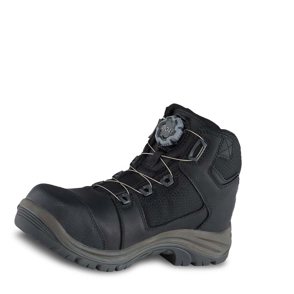 Red Wing Tradesman 5-inch CSA Sikkerheds Tå Vandrestøvler Herre Sort | DK26DFM