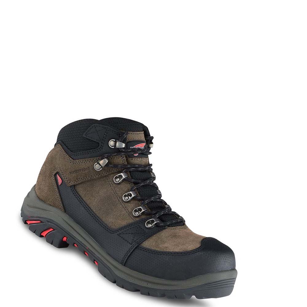 Red Wing Tradesman 5-inch Sikkerheds Tå Vandrestøvler Herre Brune | DK269RVD