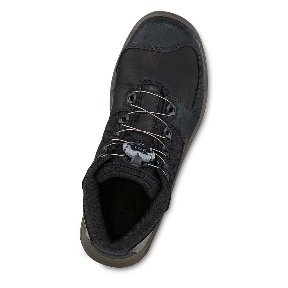 Red Wing Tradesman 5-inch Vandtætte Sikkerheds Tå Vandrestøvler Herre Sort | DK25FDN
