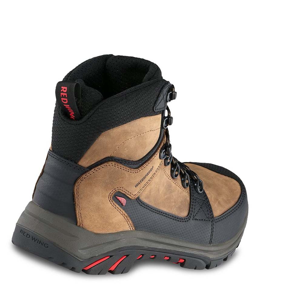 Red Wing Tradesman 6-inch Vandtætte CSA Sikkerhedsstøvler Herre Brune | DK315PJJ