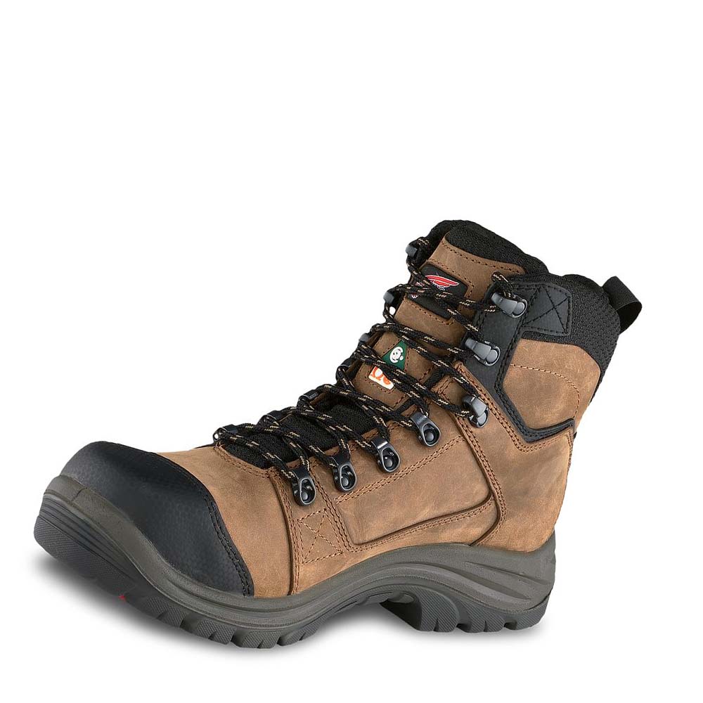 Red Wing Tradesman 6-inch Vandtætte CSA Sikkerhedsstøvler Herre Brune | DK315PJJ