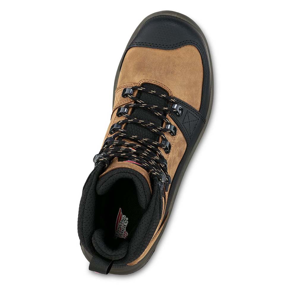 Red Wing Tradesman 6-inch Vandtætte CSA Sikkerhedsstøvler Herre Brune | DK315PJJ